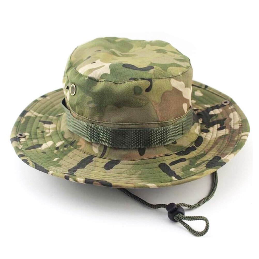 camo hiking hat