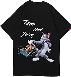 كيدو تي شيرت توم اند جيري - شورت جيرسي بقصة عادية للاطفال