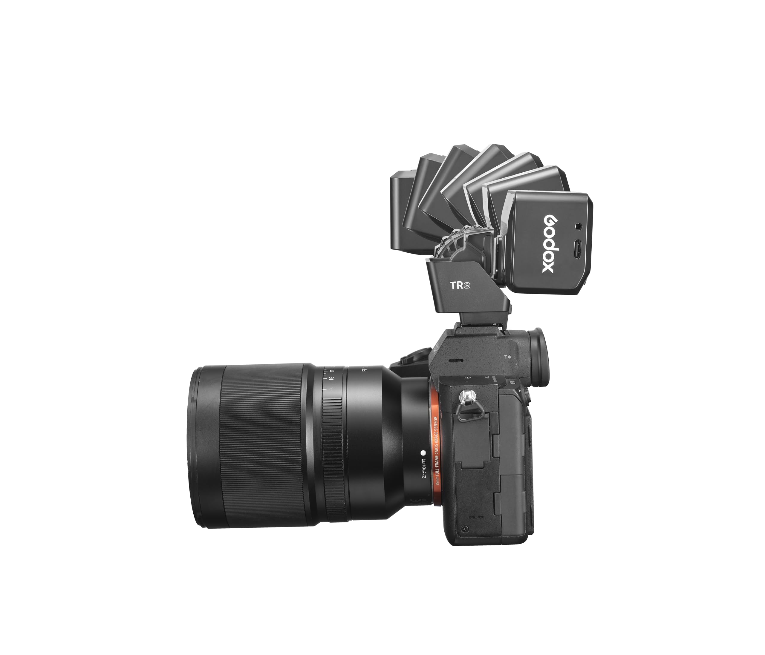 Godox TR-S TTL Hot Shoe Riser Für Sony – Verstellbarer Blitz-Adapter Mit 6 Winkeln (0-90°) & 30mm Höhe