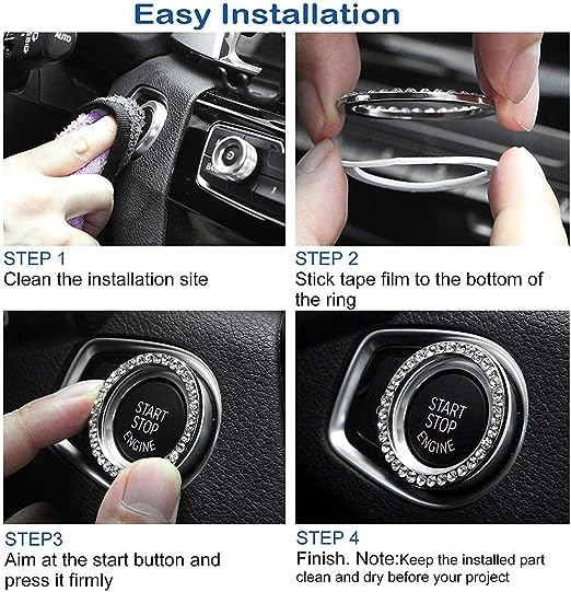 Image of VRT 3D Chrome Emblem Automotive Car, Bike Badges Logo Self Adhesive Sticker (Engine Start Stop Ignition Key Ring, Silver)