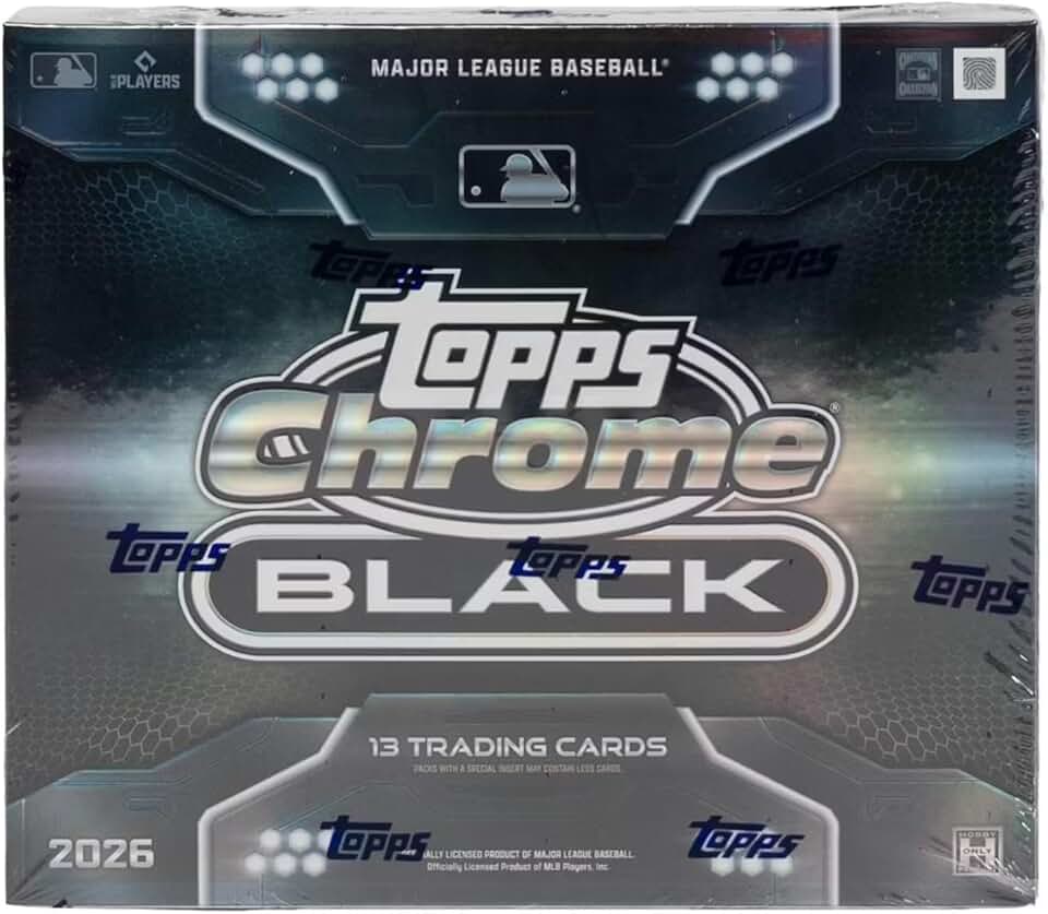 2026 Topps Chrome Black Baseball Sealed Hobby Box (1 Encased Autograph Per Box)