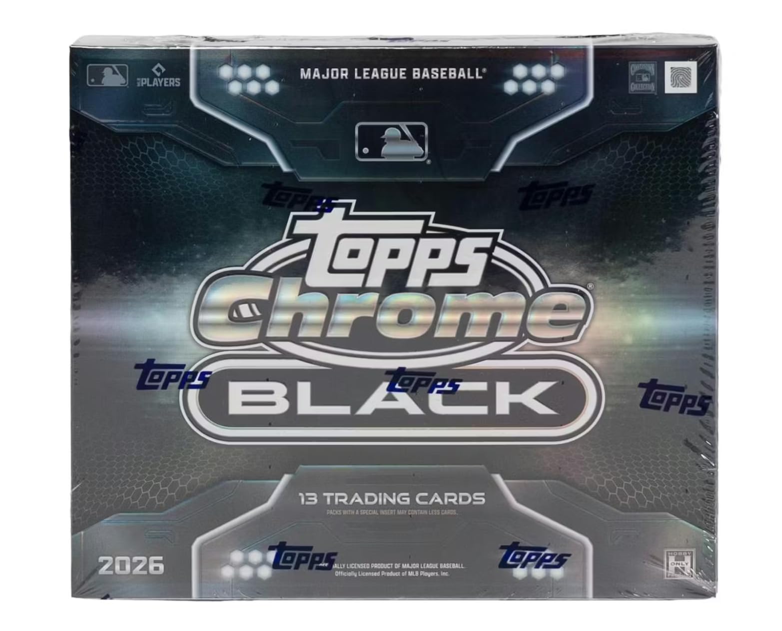 MLB Topps Chrome Black 2026 新品未開封 1box Amazon.com: 2026 Topps Chrome Black Baseball Sealed Hobby Box (1