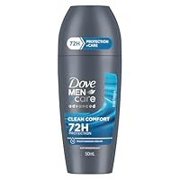 Dove Men+Care 72 Hour Clean Comfort Roll-On Antiperspirant 50 ml