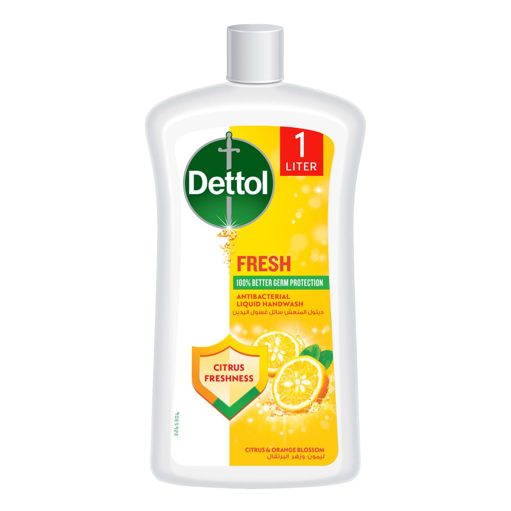 Fresh Liquid Handwash Refill, Citrus & Orange Blossom Scent, 1L