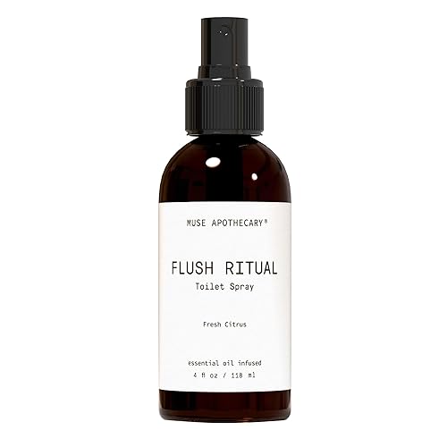 Miniatura 69 de Muse Apothecary Flush Ritual - Aerosol aromático y refrescante para inodoro, uso antes de ir, 8 onzas, infundido con aceites esenciales naturales