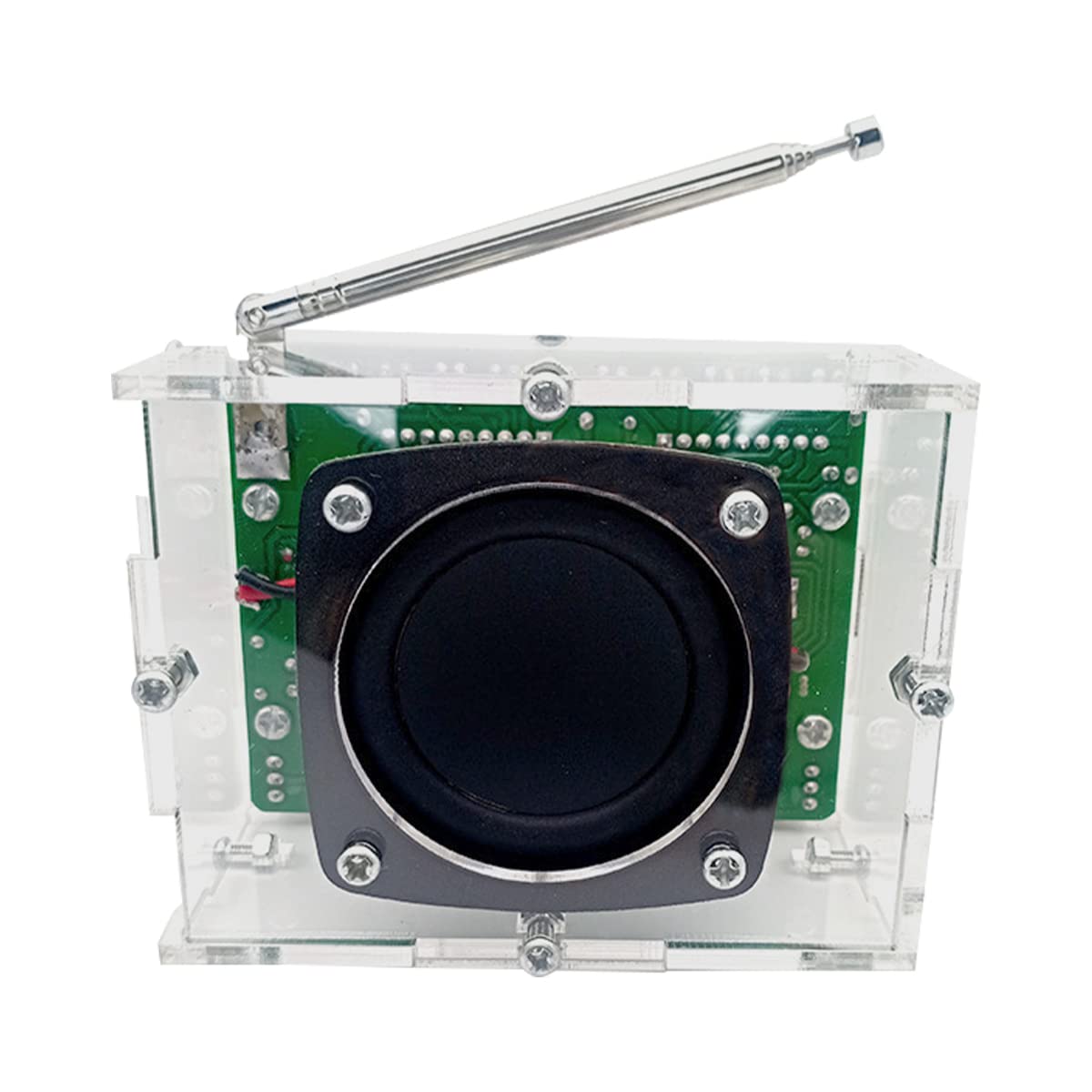 POFET Kits de Proyecto de Soldadura FM Kits de práctica de Soldadura de Radio Digital FM 87-108 MHz Kit de Ejercicio de Soldadura Receptor inalámbrico