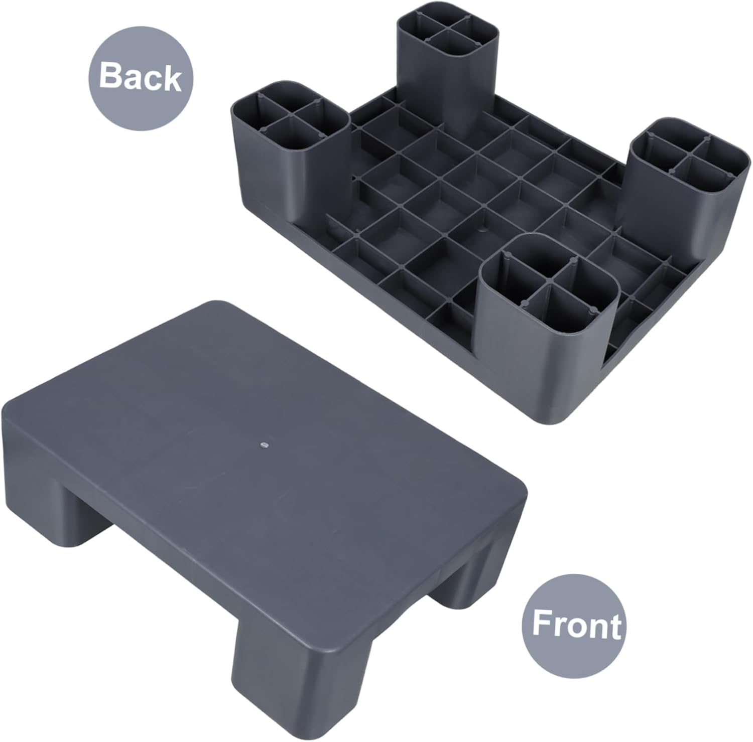 Lightweight Plastic Pallet Moisture-Resistant Storage Pad for Outdoor Kitchen Basement Breathable Design