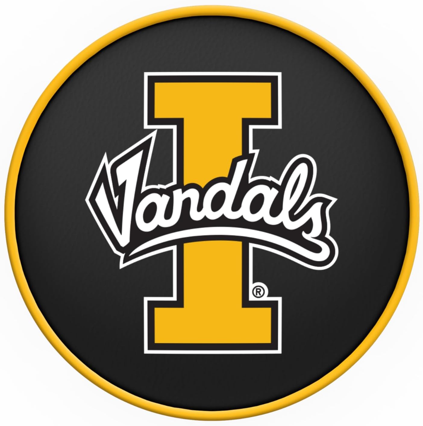 L7C1 Idaho 25" Double-Ring Swivel Counter Stool with Chrome Finish