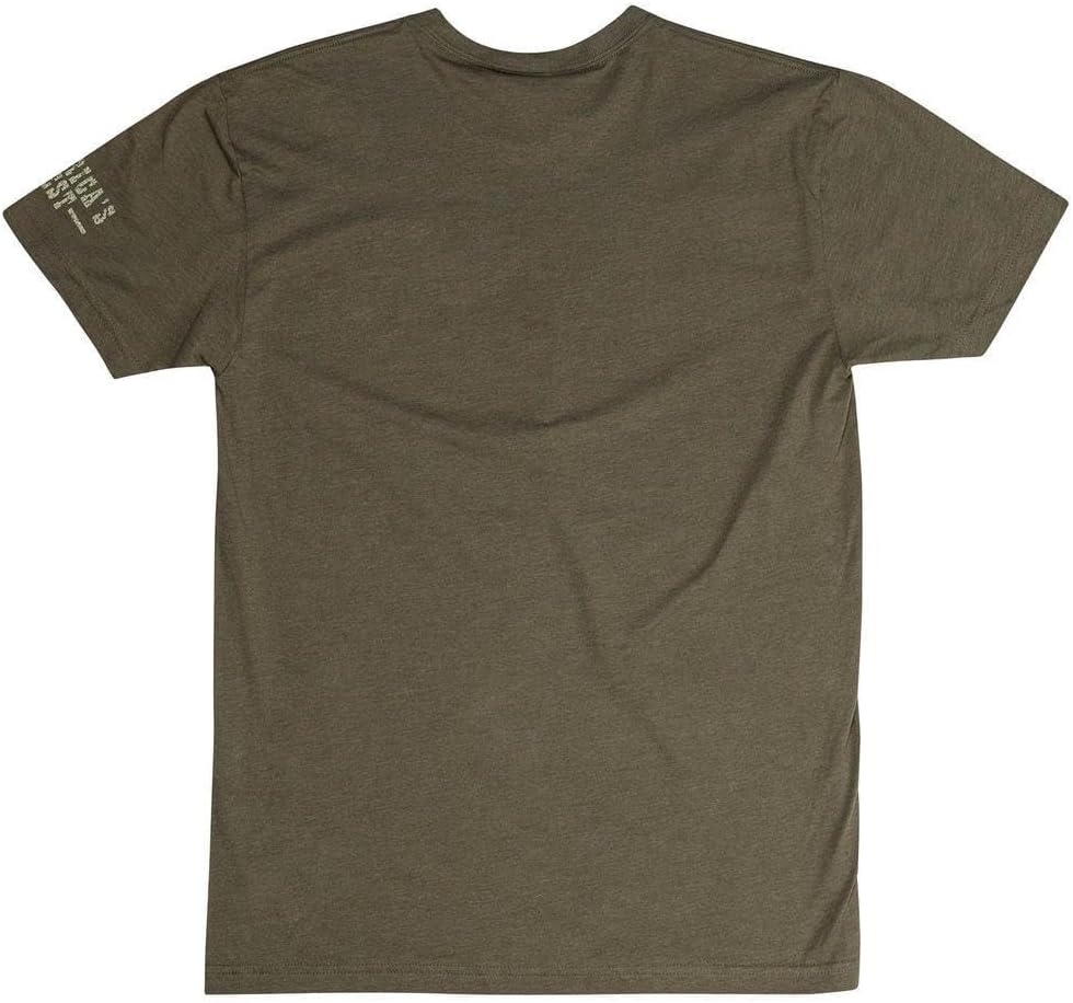 Lazy J Ranch America's Best Banner Short Sleeve T-Shirt - Army Green