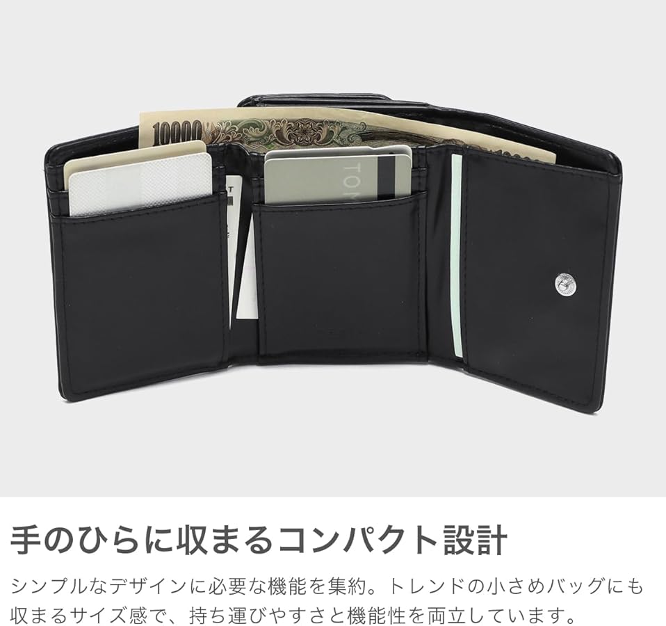 Amazon | [エックスガール] 三つ折り財布 OLD ENGLISH LOGO BUCKLE