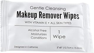 World Amenities - Bulk Makeup Remover Wipes | 500 Count| Individually Wrapped, Gentle Cleansing, Alcohol Free - All Skin T...