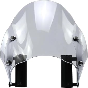 Motorcycle Windshield Deflectors for Vulcan for S 650 for VN650 Cafe for SE 2015-2025 Motorcycle Windshield Fairing Deflector Windscreen with BracketTransparent