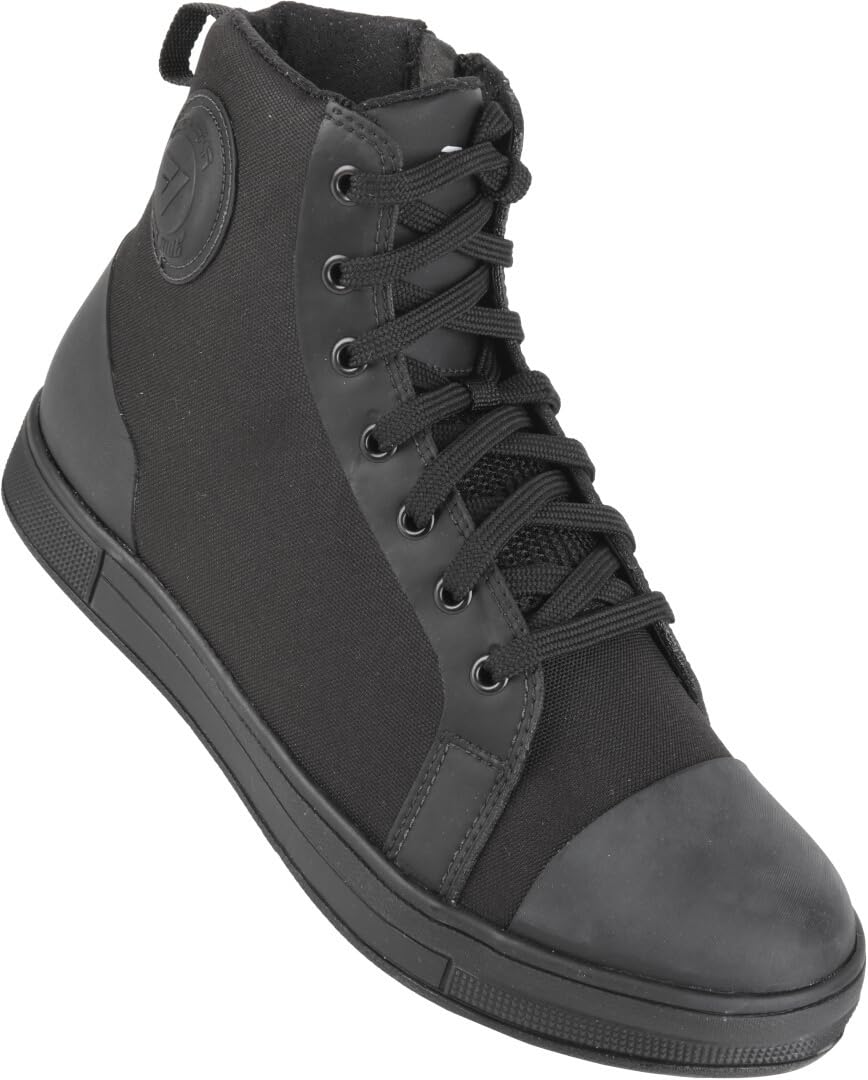 Modeka Buty motocyklowe Pierce buty motocyklowe z zamkiem b?yskawicznym, czarny, 39 eu