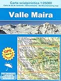 Valle Maira 1:25000 Ski. Carta scialpinistica-Carte de ski de randonée-Skitourenkarte -Ski-mountaineering map