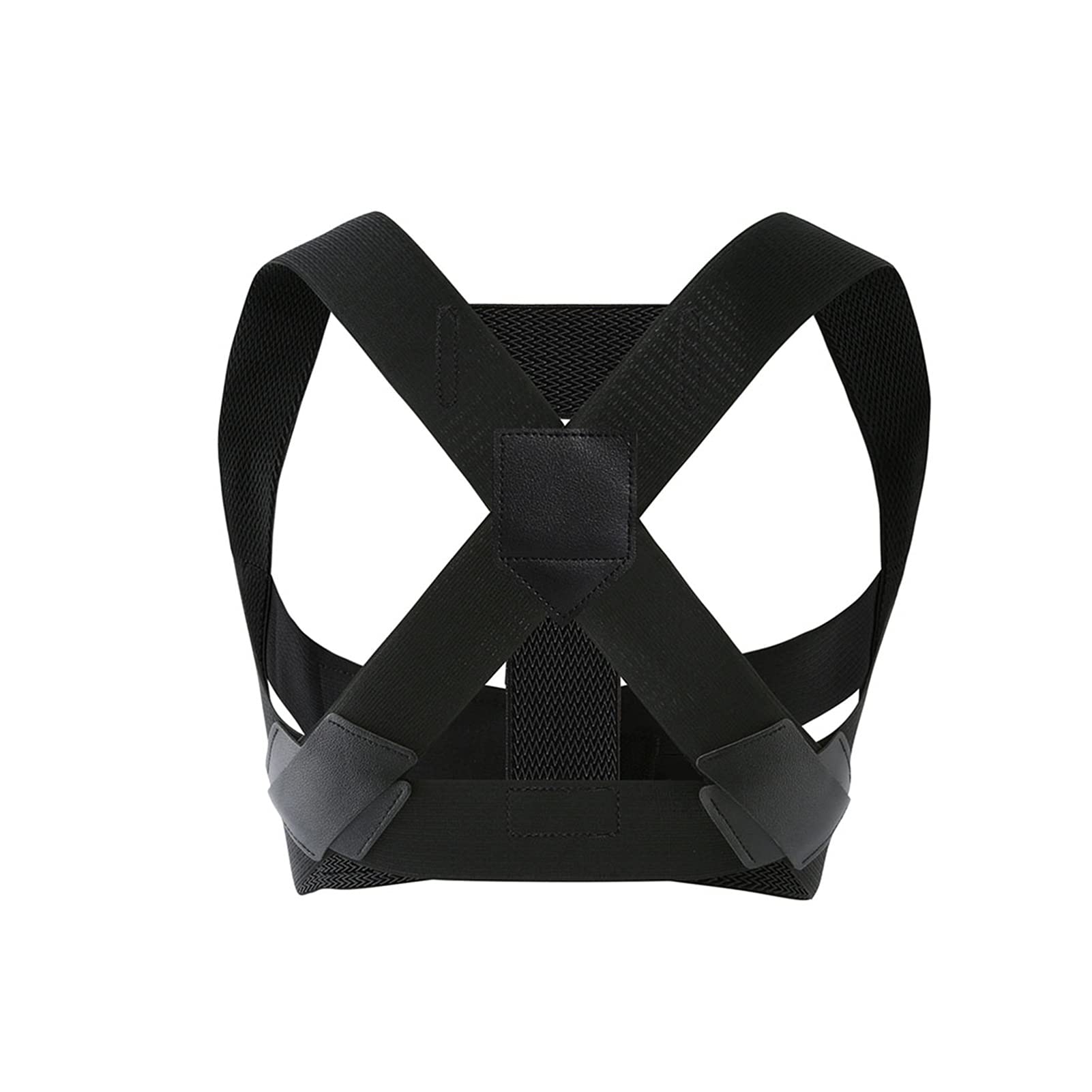 Tll-mm Posture Corrector for Women Adjustable Back Straightener for Neck Back and Shoulder Pain Relief Back Support Belt Can Relieve Physical Fatigue (Color : Black, Size : L)