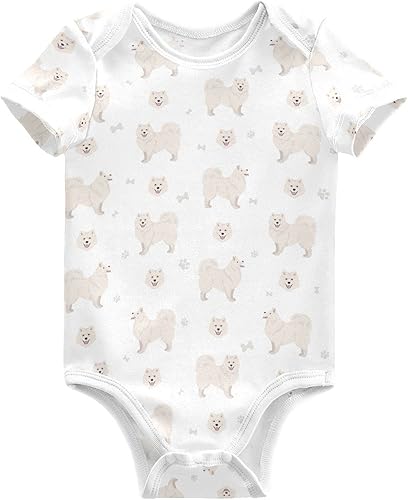 Miniatura 30 de vvfelixl Trajes de bebé lindos conjuntos de cachorros de manga corta de algodón ropa de bebé para niños niñas 0-24 meses