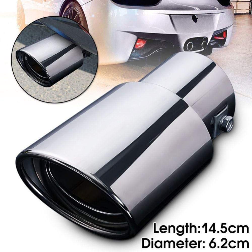 Stainless Steel Round Exhaust Tip – 3.3" Outer Diameter, Bolt-On Style