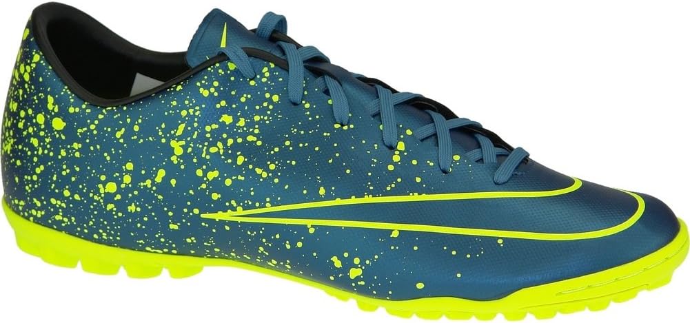 black and blue nike mercurial