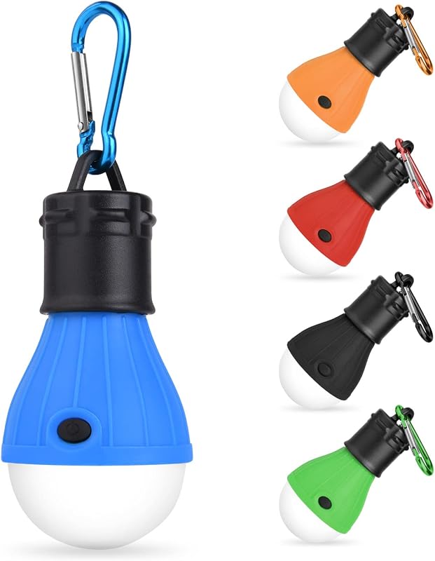Flintronic 5 darabos LED kemping lámpa szett karabinerrel vízálló