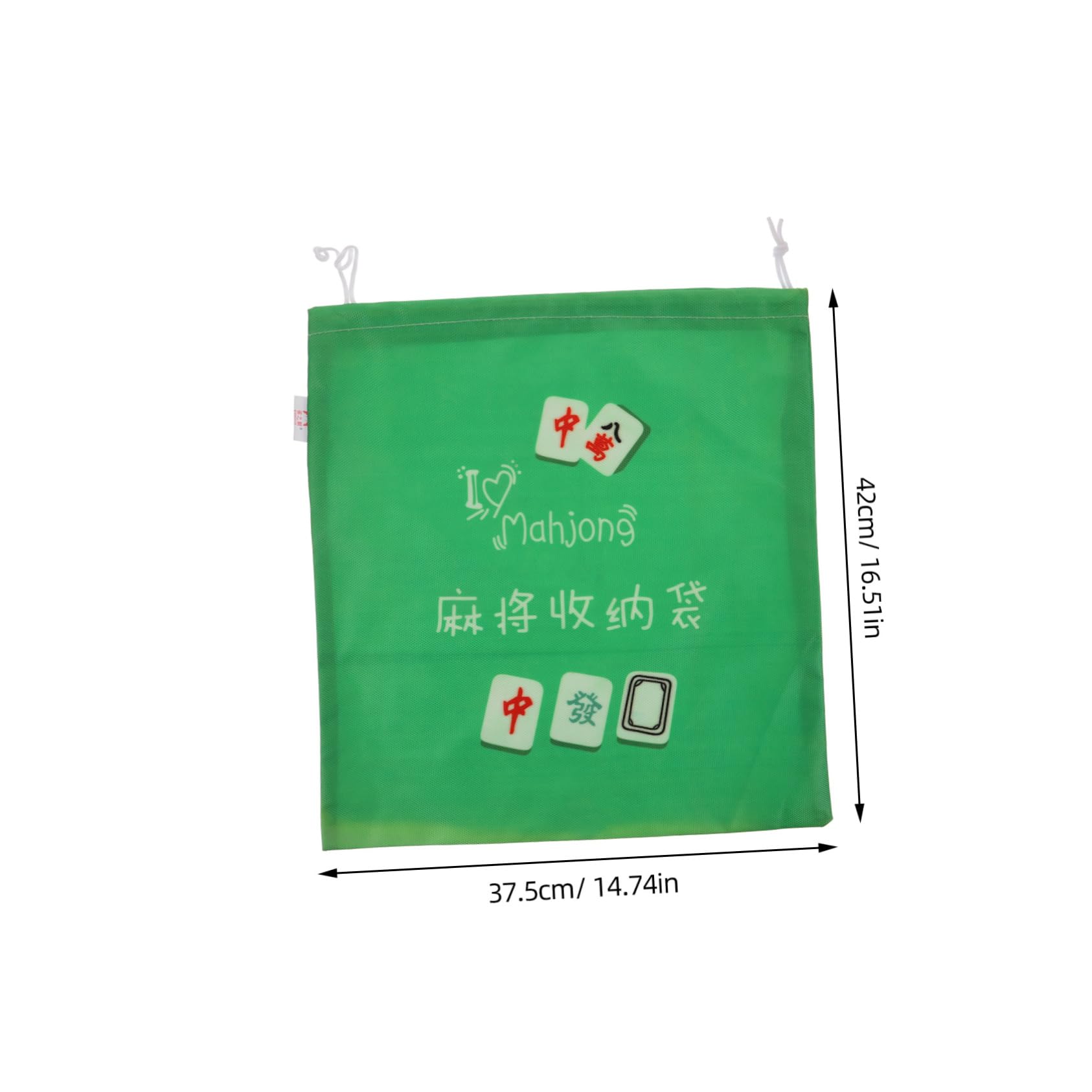 FOYTOKI Mahjong Organizer Storage Bag Drawstring Mahjong Game Bag for Excellent Protection Lightweight Design for Mahjong Enthusiasts