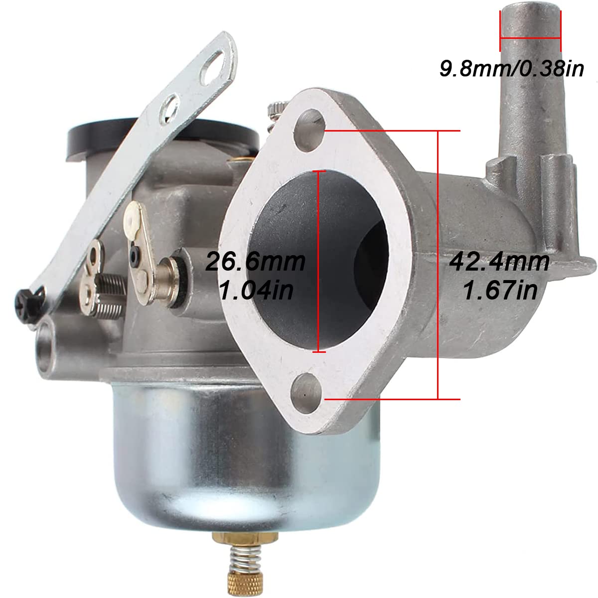 ZAMDOE 799727 Carburatore Sostituisce Per Briggs & Stratton 698620 690194 791886 695412, 14HP 15HP 16HP 17HP 17.5HP 18HP Motori, Kit Ricambi Per Trattorini Rasaerba Craftsman - Foto 10