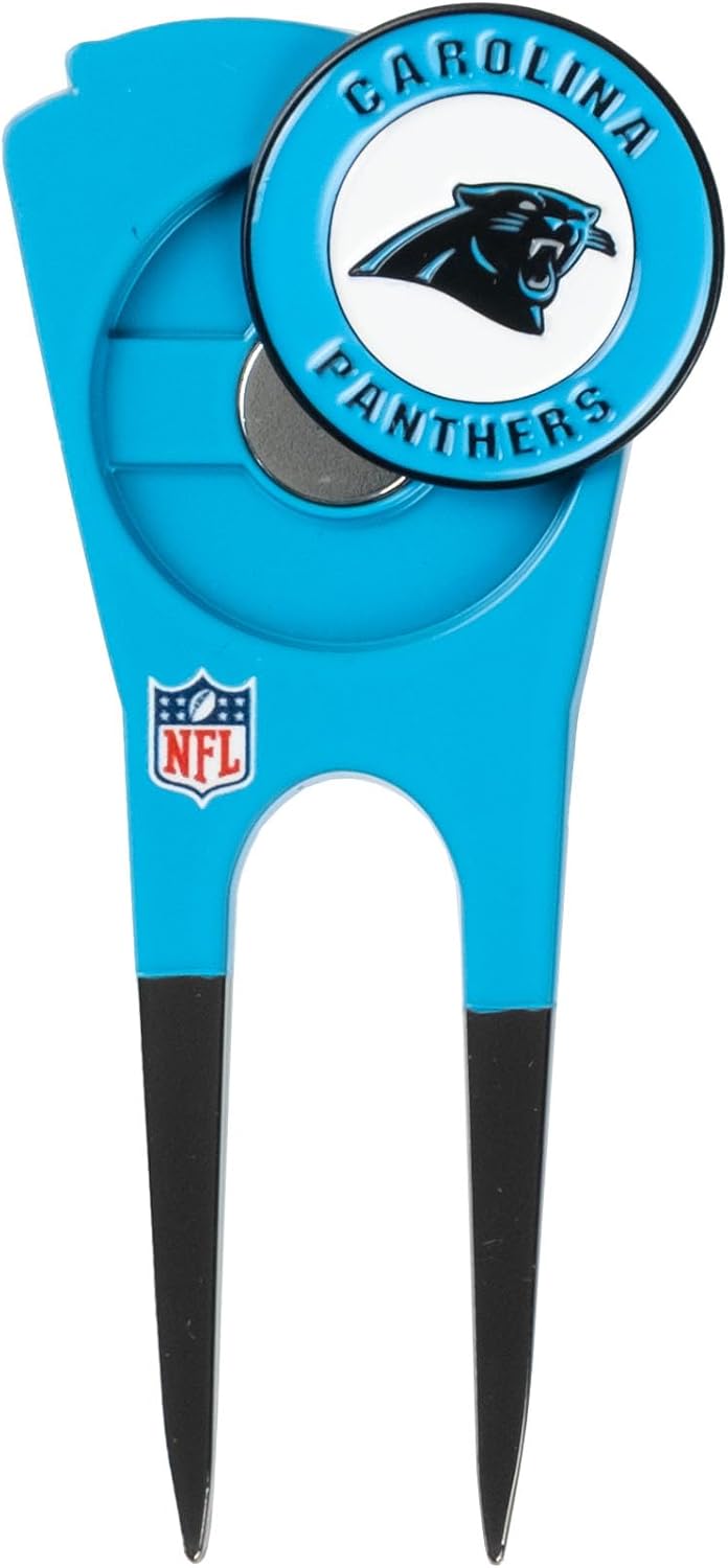 Team Golf NFL Carolina Panthers Shaped Divot Tool