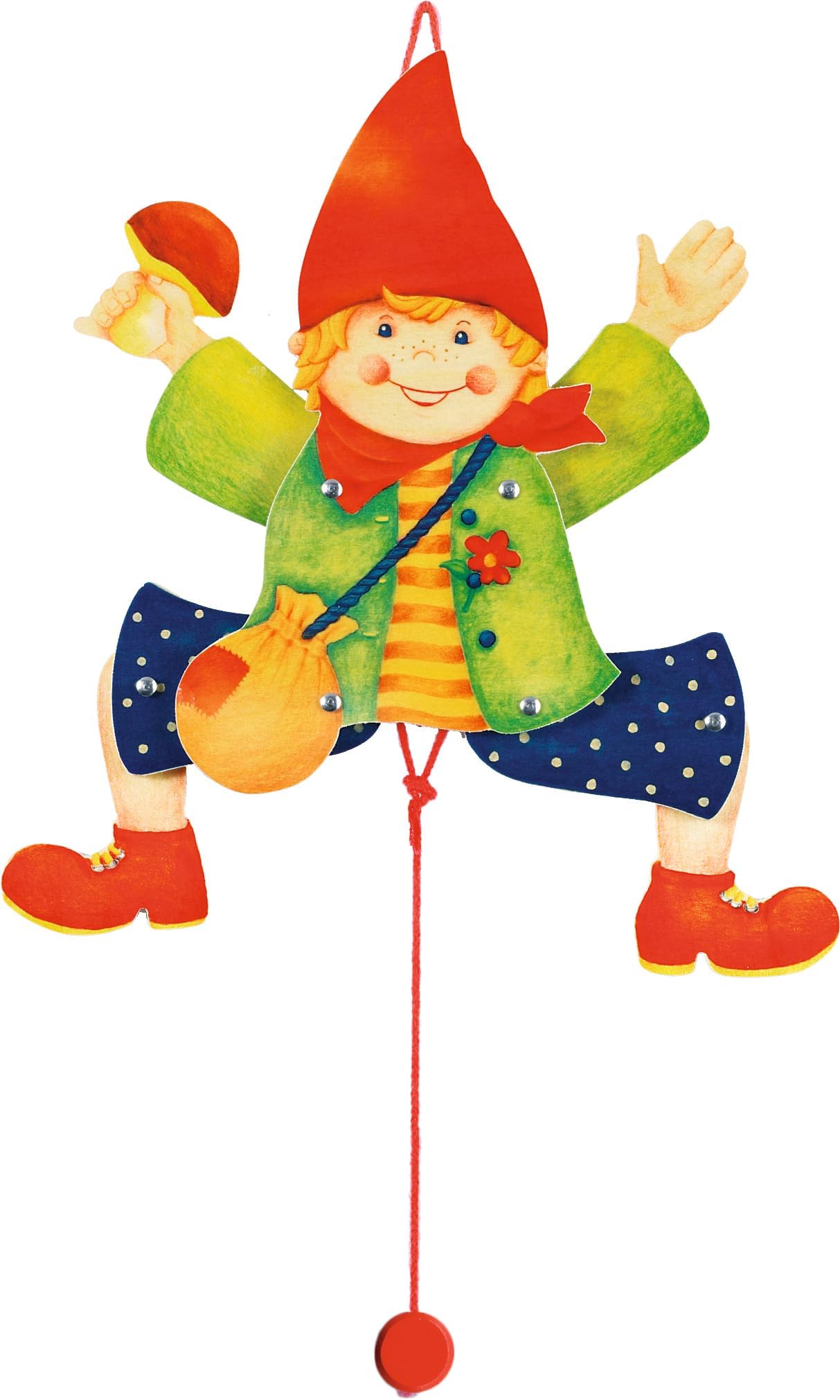 GOKI 53004 Jumping Jack Boy Toy, Mixed