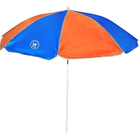Deluxe 51 Inch Windproof Kids Umbrella for Sand & Water Tables, Beach Umbrellas