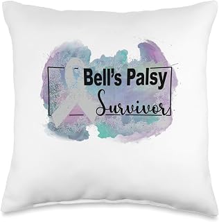 Bell's Palsy Awareness Throw Pillow