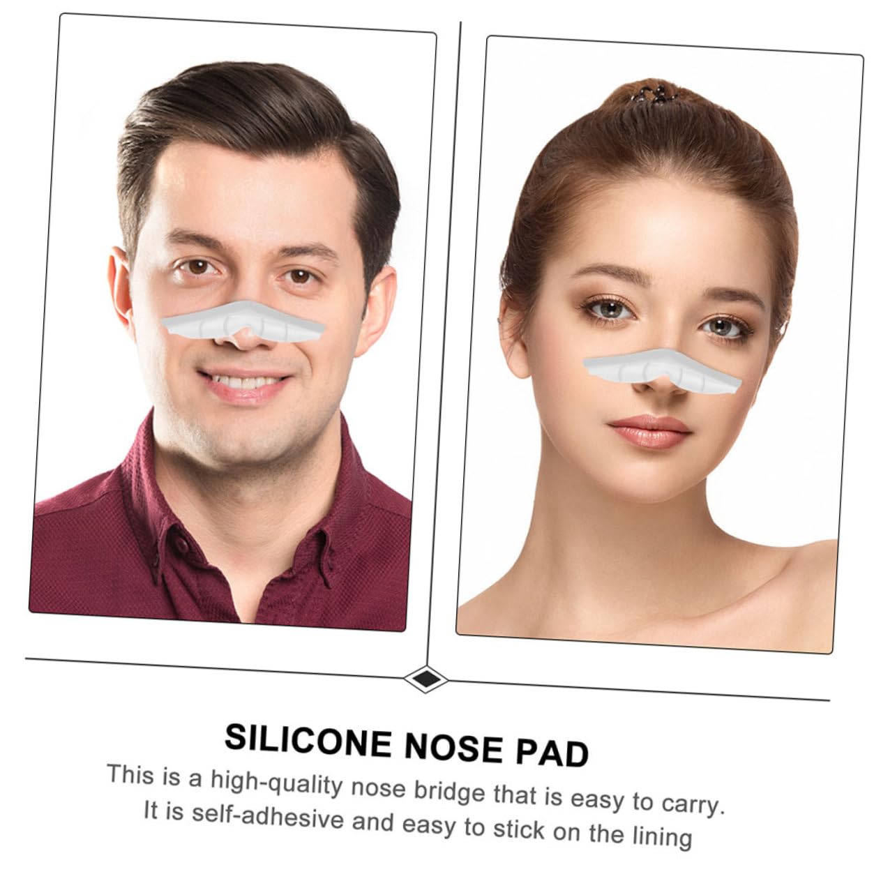 SEWACC 80pièces Bandes Anti-buée pour Lunettes Silicone pour Nez Accessoires De Masque Intérieur Et Extérieur