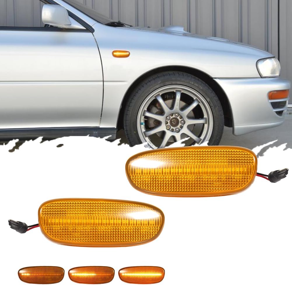 For 1993 1994 1995 1996 1997 1998 1999 2000 2001 Subaru Impreza GC GM GF Front Bumper Side Marker Light Amber housing 84401FA050,84401FA040,SU2530101