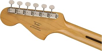 Squier by Fender Electric Base Classic Vibe Bass VI, Laurel Fingerboard, Black with Soft Case, Full