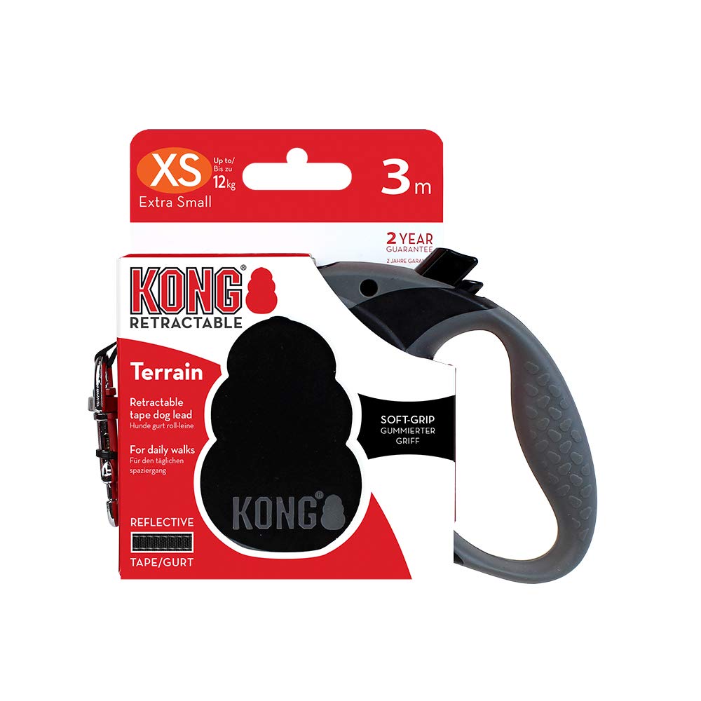 Alcott Kong Retractable Terrain, X-Small, Black 1
