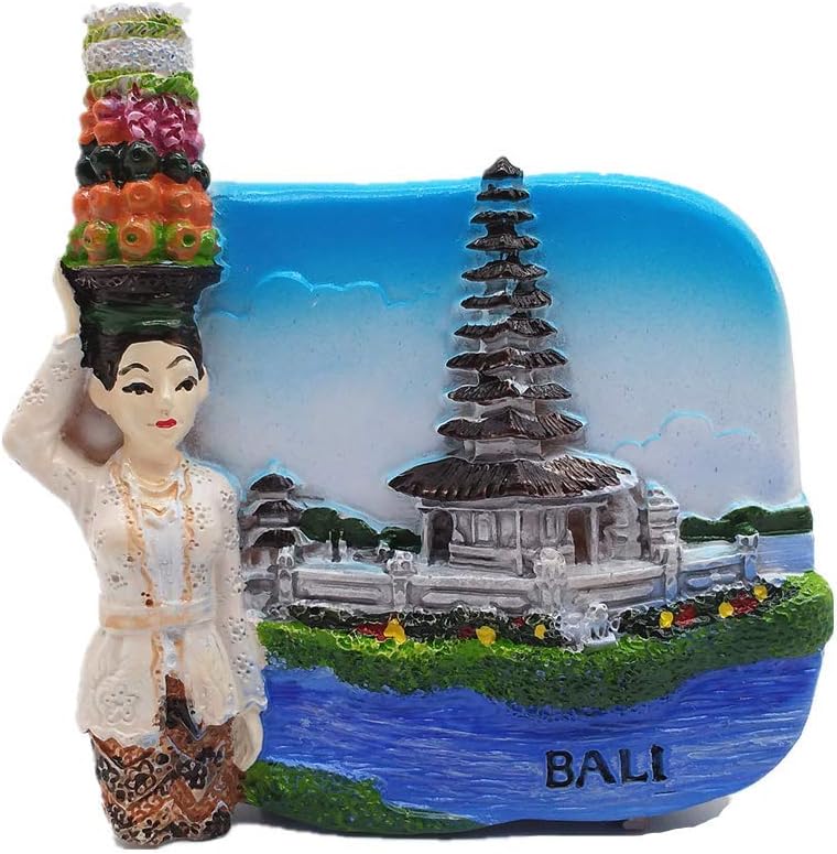 Souvenir Bali Island Indonesia 3D Fridge Travel Gift Home & Kitchen Decoration magnetic sticker Bali Indonesia Refrigerator