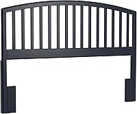 Vista 6 de Hillsdale Cabecera Carolina, marco de cama no incluido, individual, negro