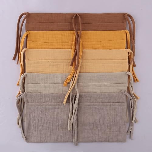 Miniatura 2 de Eforcase Organizador de cuna de bebé, bolsa de almacenamiento para cuna, 2 bolsillos, organizador para colgar pañales, guardería, bolsa organizadora