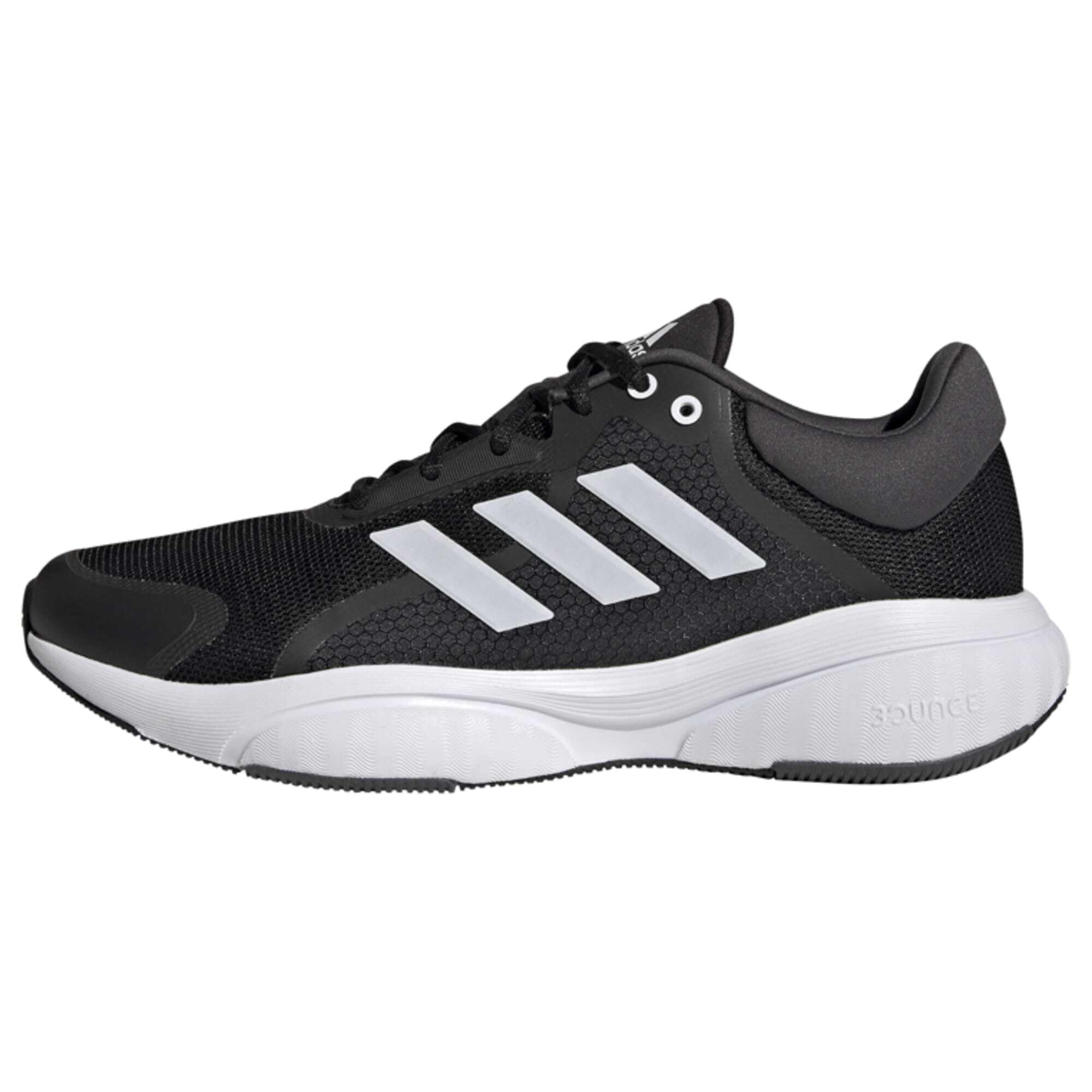 adidasMen's Response Shoes Non Football, Core Black/Cloud White/Grey Six, 3 UK