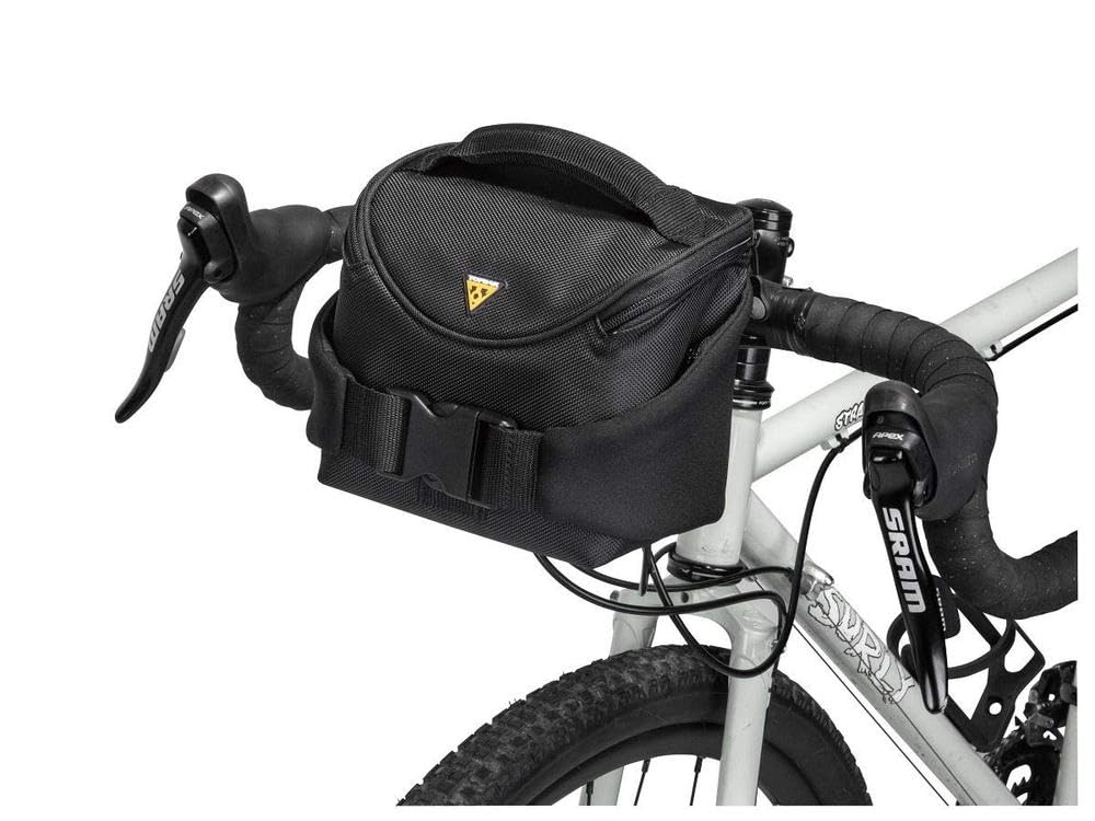 Topeak Unisex's Tourguide Handlebar Bag, Black, 2 Litre