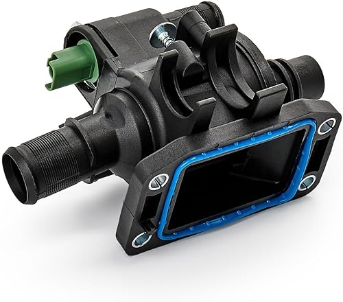 RIDEX Thermostat d'eau Boîtier plastique avec capteur Compatible avec FORD Fiesta Mk6 3/5 portes JA8, JR8 Fiesta Mk5 3/5 portes JH1, JD1, JH3, JD3 Fiesta Mk6 Van Fusion Break JU2, JU Fiesta Mk5 Van - 8