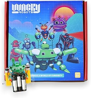 Robot for Kids Electronics Kit [Ages 9+] – Robot Building Kit for Beginners – 40-Piece Robot Kit – Electronics & Photoresistor Learning – STEM Kits by CircuitMess [Dusty]