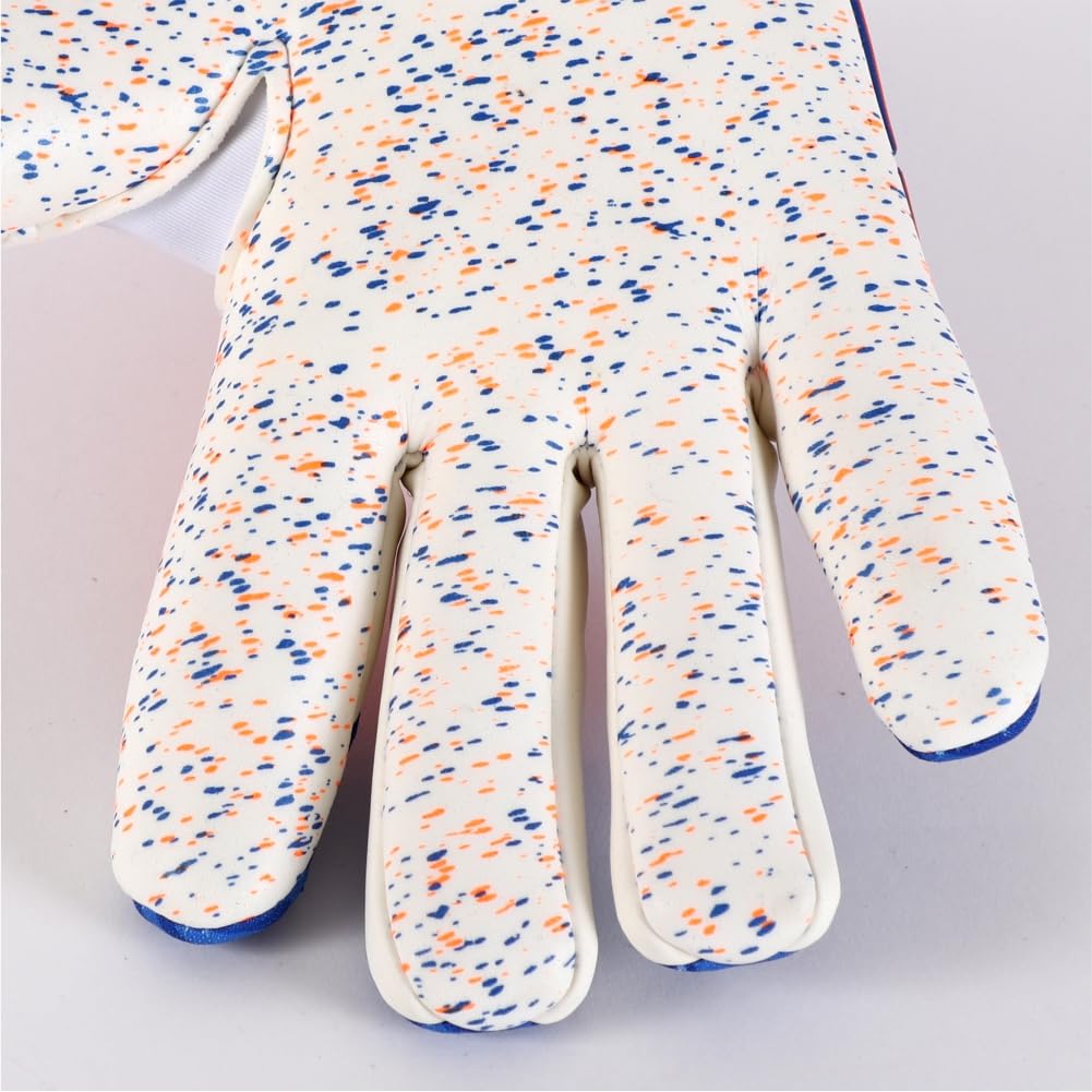 HO Soccer Plus Legend SSG Roll/Negative Blue-Orange Gants de Gardien de But Unisexe pour Enfants, Bleu/Orange, 6