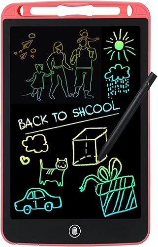 Tableta de escritura LCD de 10 pulgadas, almohadilla de dibujo colorida para niños, almohadillas de pintura electrónica borrables, regalos de