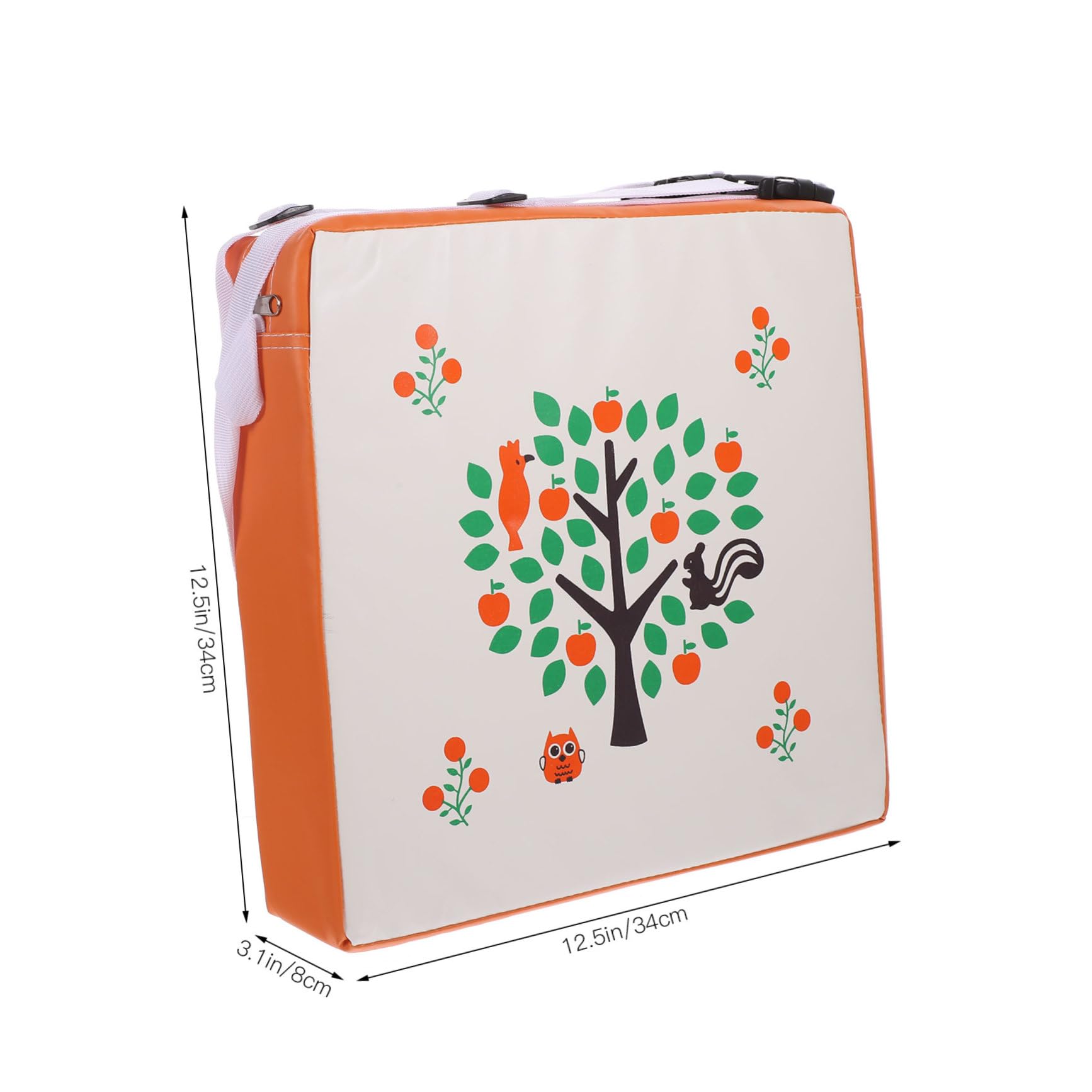 1 Pc Almohadilla De Refuerzo Cojín Elevador De Coche Cojín Elevador Para Niños Cojín Elevador De Comedor Cojines Para Silla De Bebe Silla Creciente Cojín Bebé Patrón De Árbol Mesa