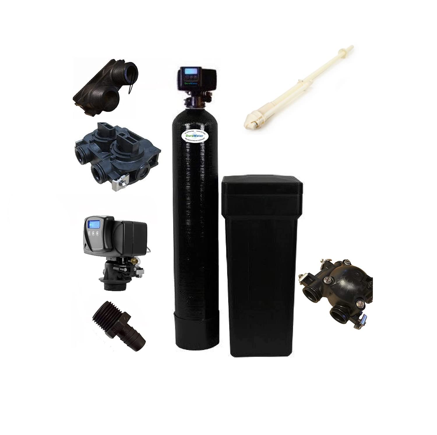 DURAWATER Fleck 5600 SXT 64,000 Grain Water Softener with Turbulator