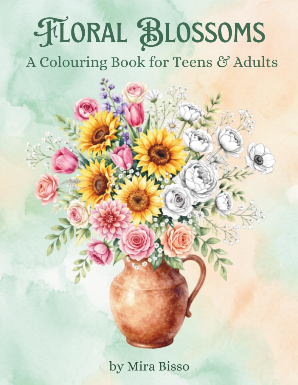 Floral Blossoms: A Colouring Book for Teens & Adults
