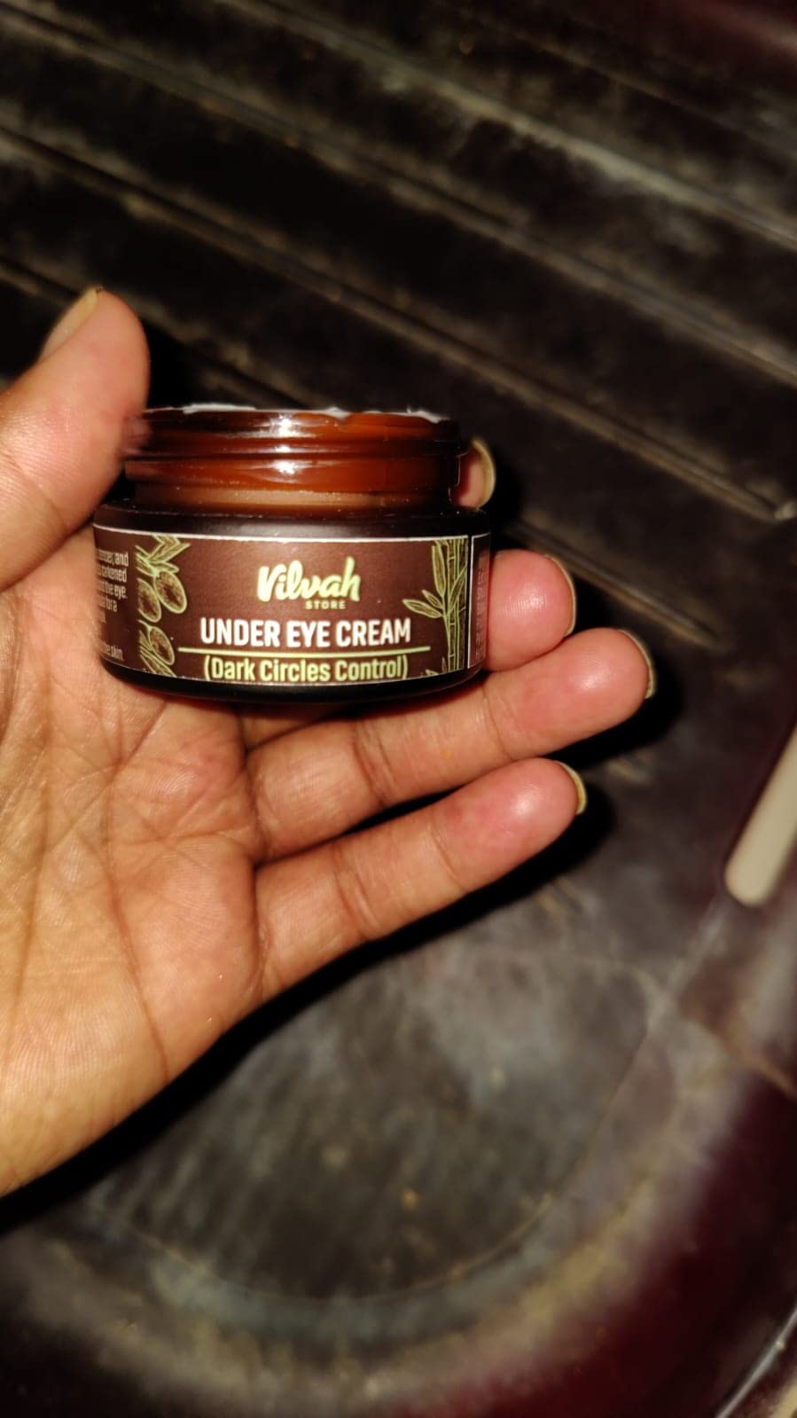 Vilvah Store Under Eye Cream For Dark Circles, Eye Puffiness, Fine