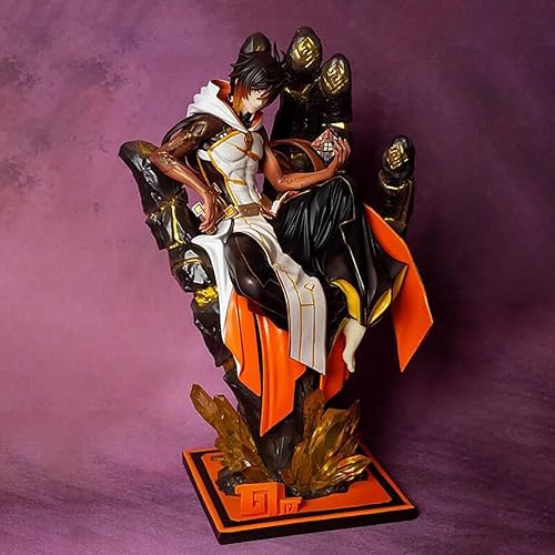Miniatura 2 de Toshihiko Genshin Impact Zhongli Figura PVC Materiales de protección del medio ambiente adecuados para escritorio de oficina en casa Adornos