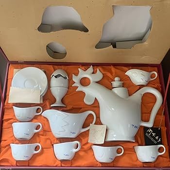 Amazon.co.jp: 限定 岡本太郎 夢の鳥 ティーセット エッグ