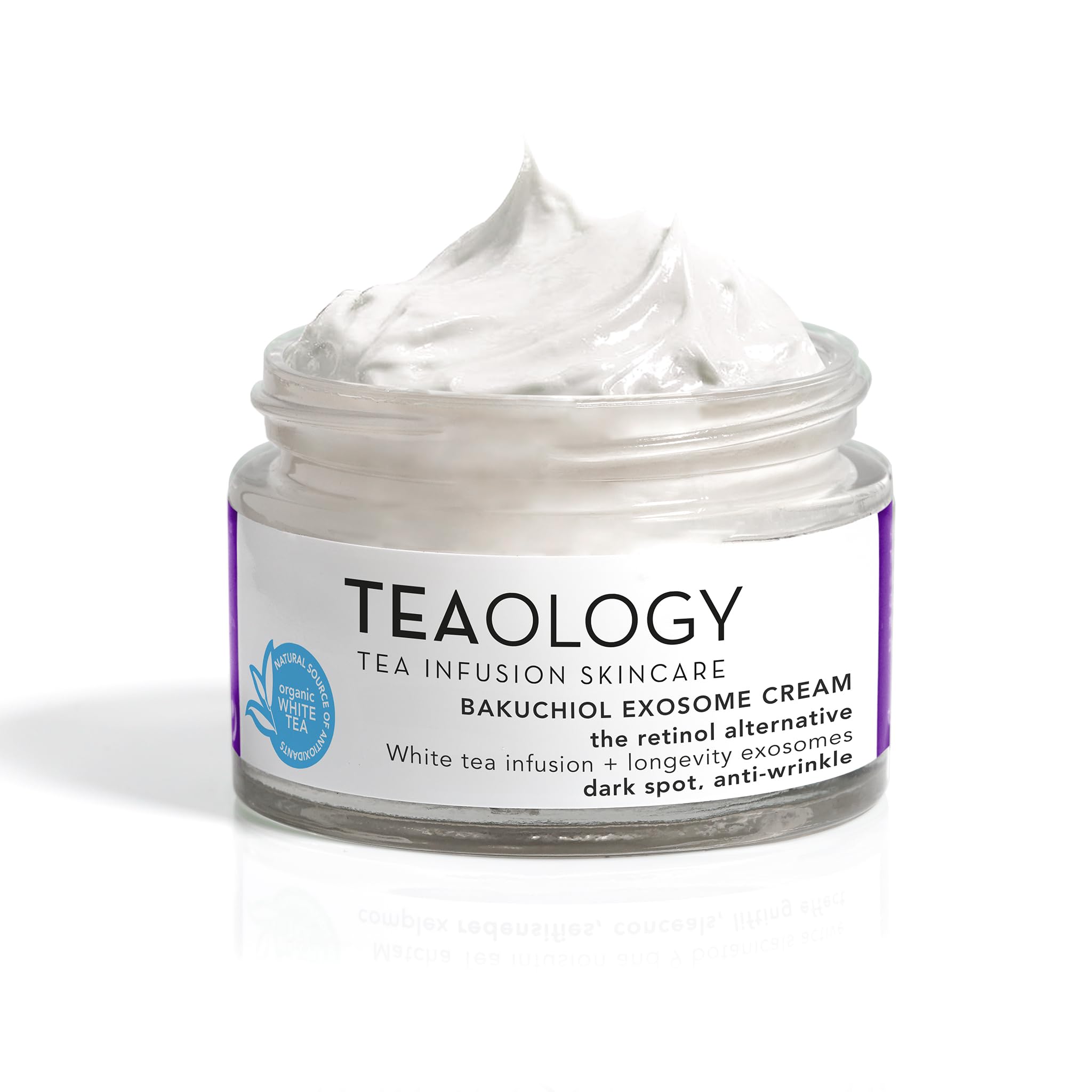 Teaology Bakuchiol Exosome Cream I per la cura della pelle I contro le macchie di pigmento, anti invecchiamento