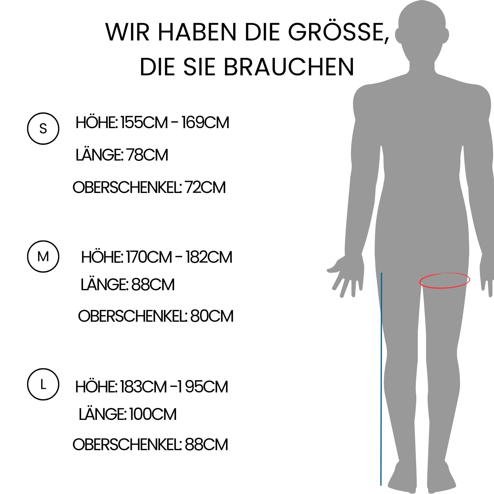 Recovery Boots, Beinmassagegerät Luftkompressionsart für Zuhause – Kompressionsmassage für Beine & Füße gegen Müdigkeit & Schwellung, fördert Durchblutung (L:183-195 CM)